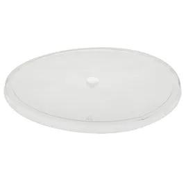 Lid Flat 9.88X0.4 IN PET Clear Round For Container Center Snap 200/Case