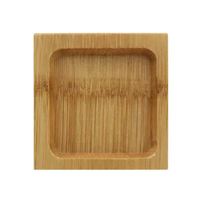 Dish Mini 2.4X2.4 IN Bamboo Natural Square 24 Count/Pack 6 Packs/Case 144 Count/Case