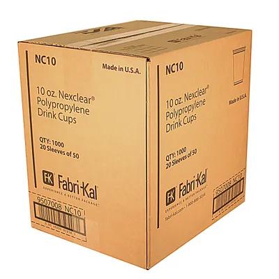 Nexclear® Cold Cup 10 OZ PP Clear 1000/Case
