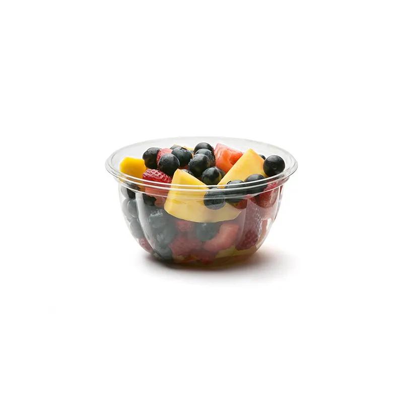 The BOTTLEBOX ® Salad Bowl & Lid Combo With Dome Lid 16 OZ RPET Clear 500/Case
