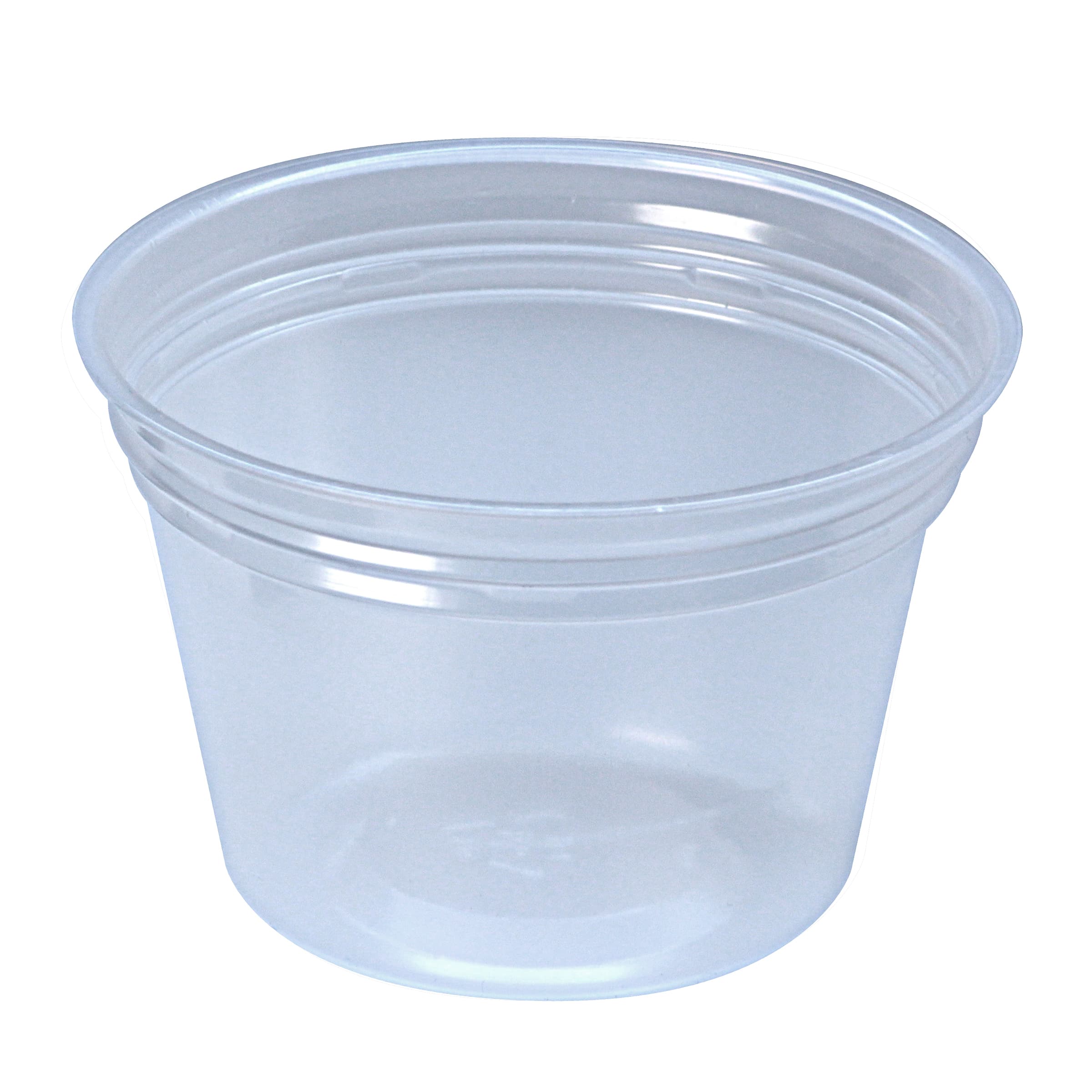 Deli Container Base 4 OZ PS Clear Round 1000/Case