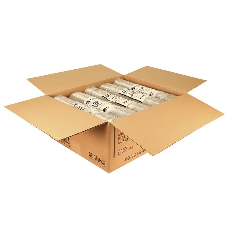 Kal-Clear Lid 4X0.3 IN PET Clear For 16 OZ Cold Cup No Slot 1000/Case