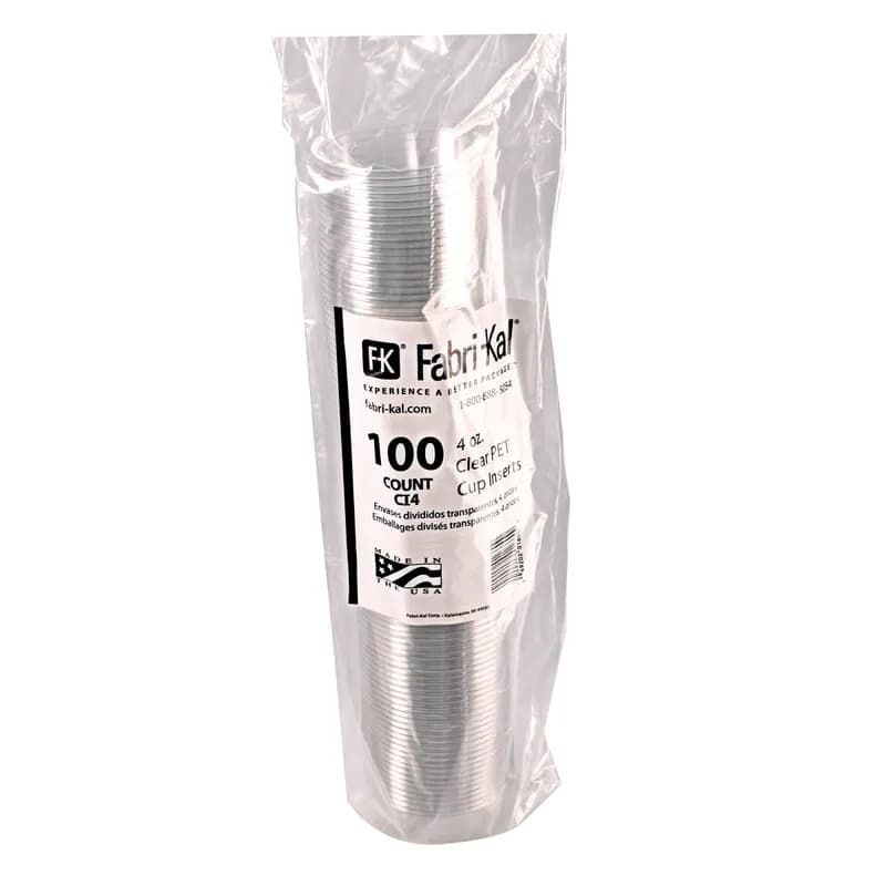 Take-Out Container Insert Parfait Container 4 OZ 3.5X2.7X1.1 IN PET Clear 1000/Case