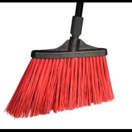 MaxiStrong® Broom 48X13 IN Red Black Steel PET Angled Unflagged 1/Each