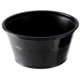 Souffle & Portion Cup 2 OZ HIPS Black Round 2500/Case