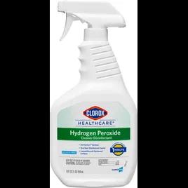 Clorox Healthcare® Hydrogen Peroxide Unscented One-Step Disinfectant 32 FLOZ Multi Surface RTU 9/Case