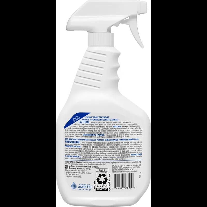 Clorox Healthcare® Hydrogen Peroxide Unscented One-Step Disinfectant 32 FLOZ Multi Surface RTU 9/Case