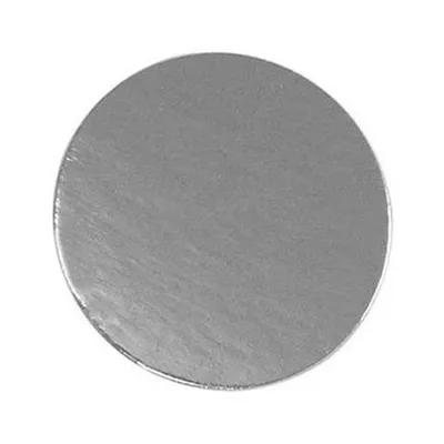 Cake Board 9.63 IN Paperboard Silver Round Embossed 200/Case