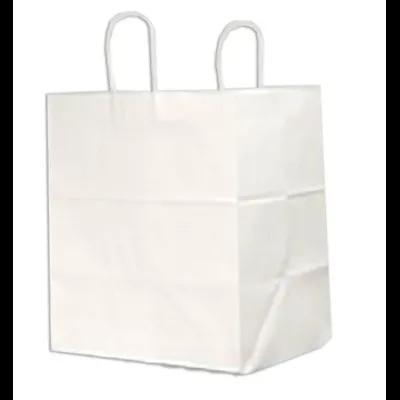 Victoria Bay Shopper Bag 14X10X15.25 IN Paper White With Handle 200/Case