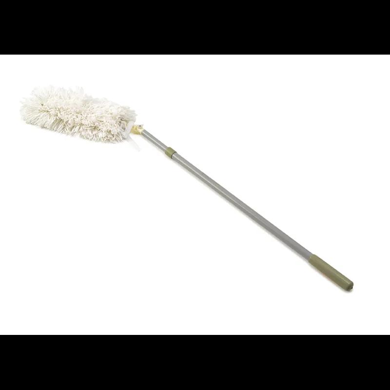 Duster 51 IN Cotton Gray White Reusable High Reach Launderable Extension Handle Angled 1/Each
