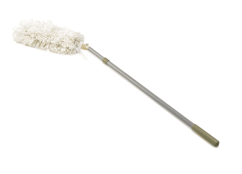 Duster 51 IN Cotton Gray White Reusable High Reach Launderable Extension Handle Angled 1/Each