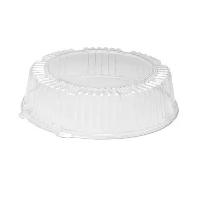 WNA CaterLine® Lid Dome 12X2.75 IN 1 Compartment PET Clear Round For Serving Tray Unhinged 25/Case