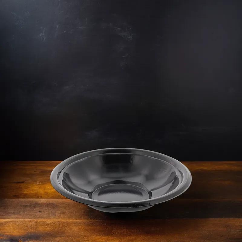 Bowl 24 OZ Polystyrene Foam Black Laminated 400/Case