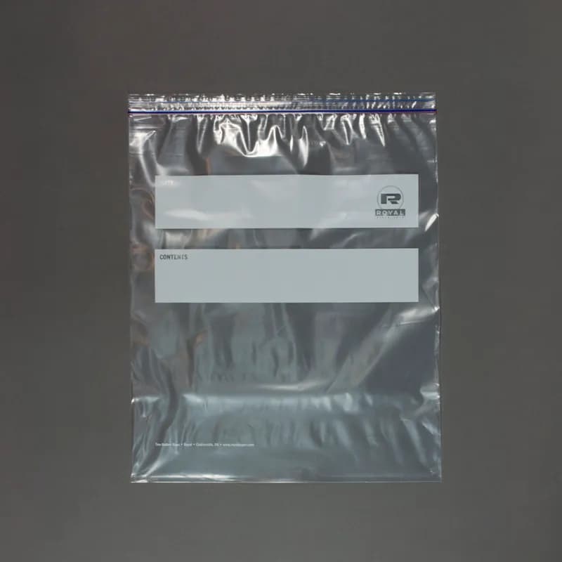 Bag 13X15.63 IN 2 GAL Plastic Clear With Double Zip Seal Closure 100 Count/Pack 1 Packs/Case 100 Count/Case