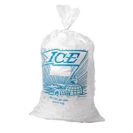 Ice Bag 11X20 IN 8 LB LDPE MET 1.5MIL Clear With Open Ended Closure FDA Compliant Wicket 1000/Case