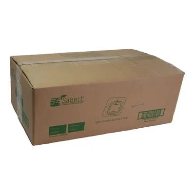 Sandwich Take-Out Container Base 5.5X5.5X1 IN Pulp Fiber Kraft Square 300/Case