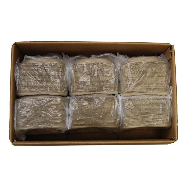 Sandwich Take-Out Container Base 5.5X5.5X1 IN Pulp Fiber Kraft Square 300/Case