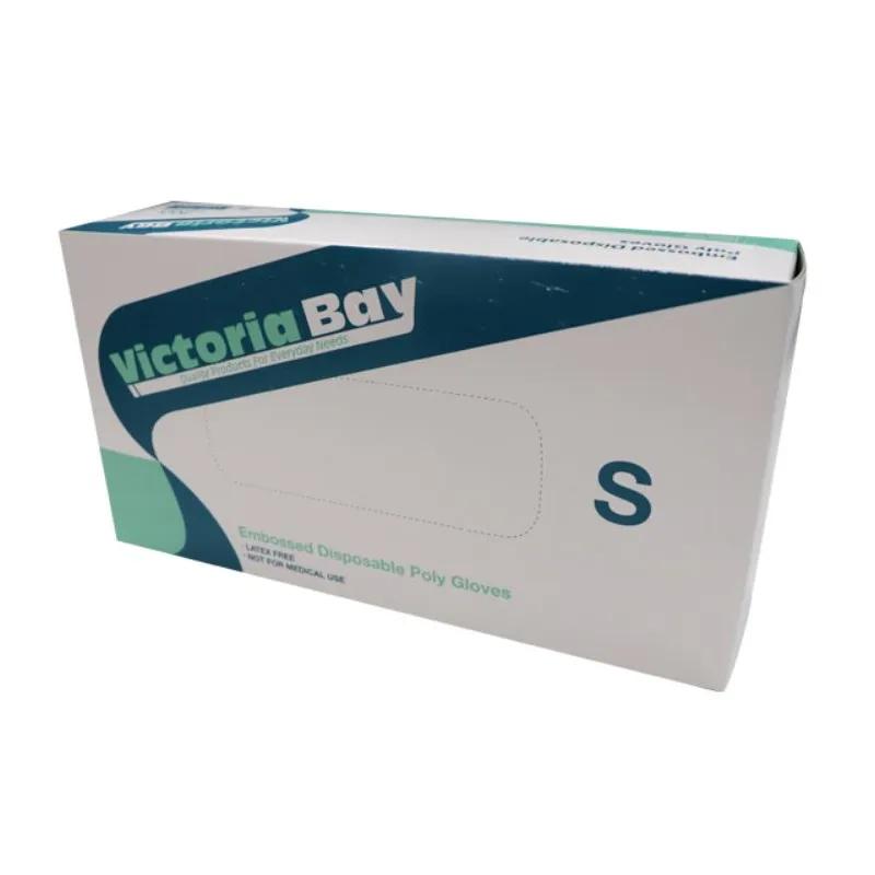 Victoria Bay Gloves Small (SM) Clear LDPE Disposable Powder-Free 500/Pack