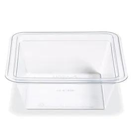 Fresh 'n Clear® EcoStar Deli Container Base 16 OZ PET Clear Square 300/Case