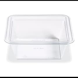 Fresh 'n Clear® EcoStar Deli Container Base 16 OZ PET Clear Square 300/Case