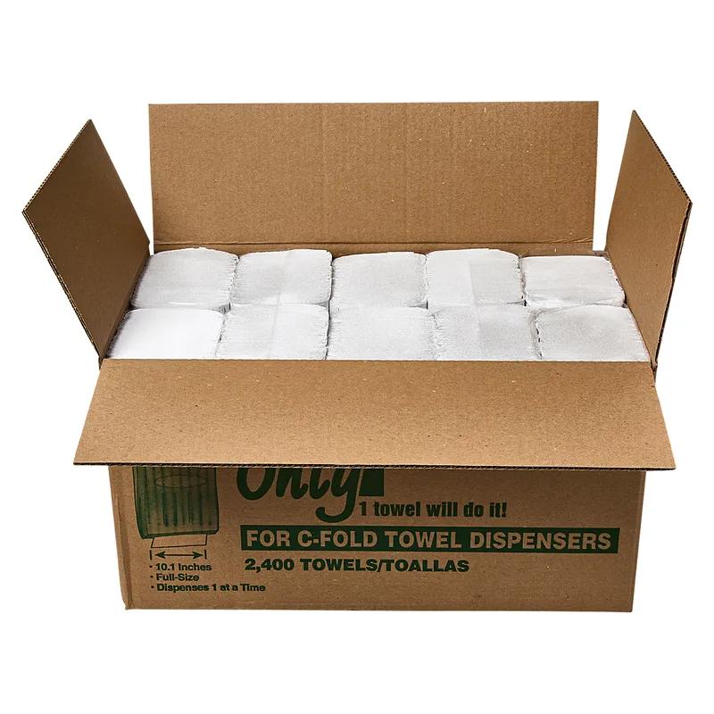 Folded Paper Towel White Multifold Bleached 2400 Sheets/Case