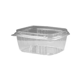 Deli Container Hinged With Dome Lid 32 OZ PET Clear 200/Case