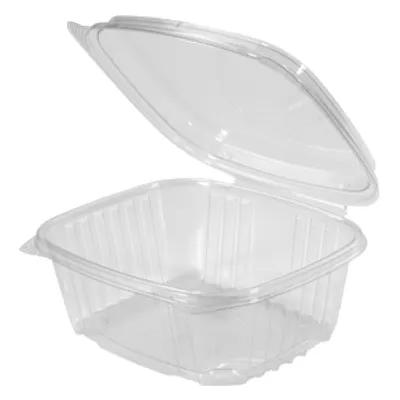 Deli Container Hinged With Dome Lid 32 OZ PET Clear 200/Case