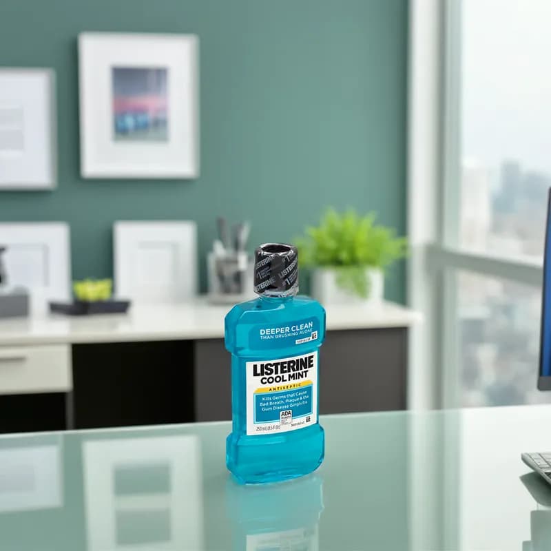 Listerine® Mouthwash 8.5 FLOZ Cool Mint 6/Case