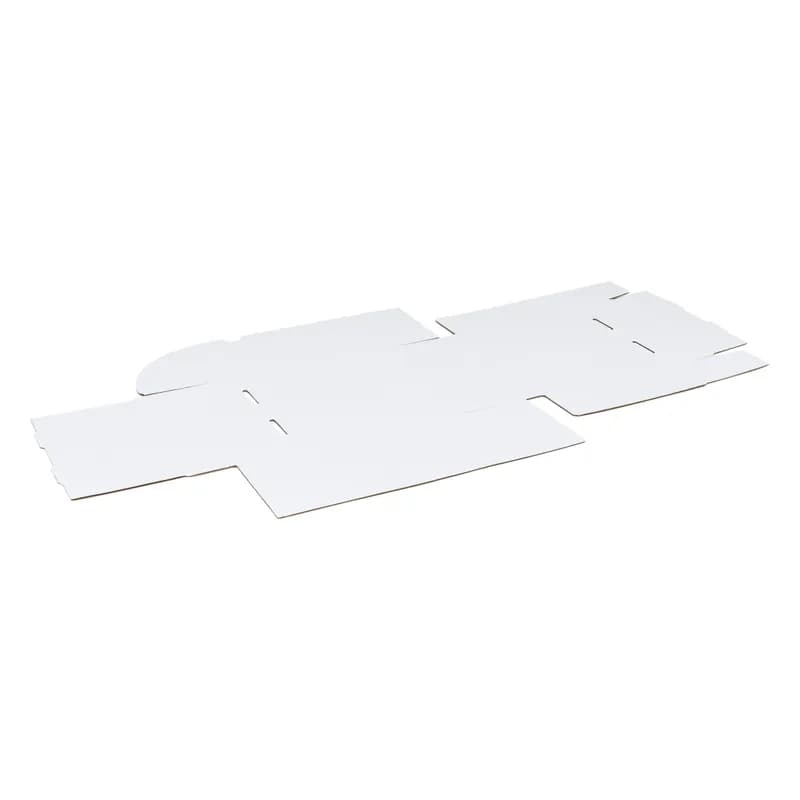 Cake Box 9X9X5.5 IN Corrugated Paperboard White Kraft 50/Case