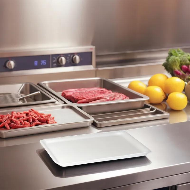 1216 Meat Tray 12.5X15.75X1 IN Polystyrene Foam White 100/Case