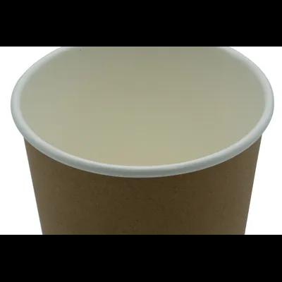Victoria Bay Hot Cup 8 OZ Double Wall Poly-Coated Paper Kraft 500/Case