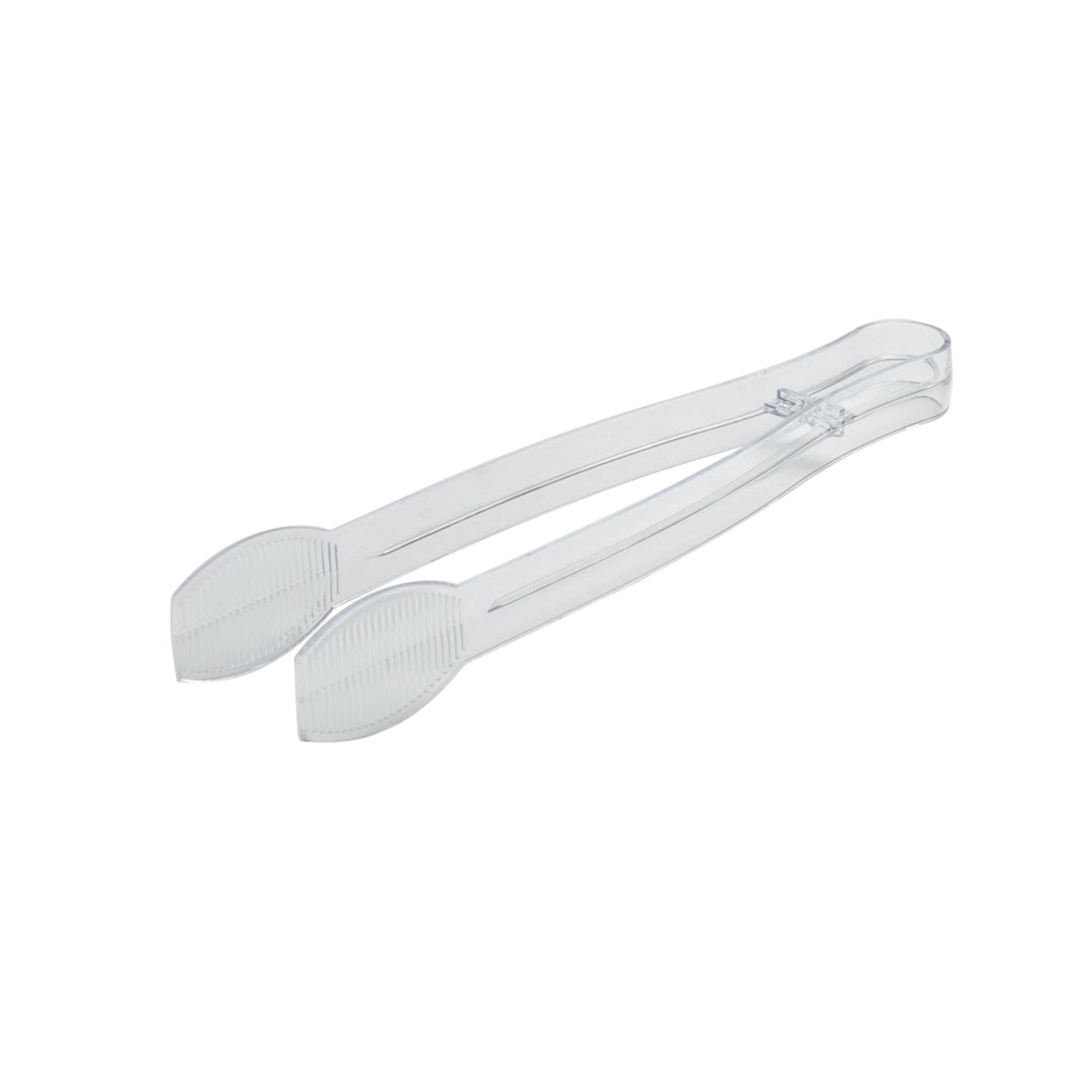 Platter Pleasers Serving Tongs 9 IN PS Clear Individually Wrapped 48/Case