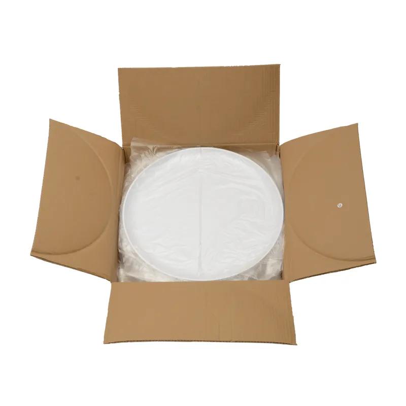 Platter Pleasers Serving Tray 18 IN PP White Round 25/Case