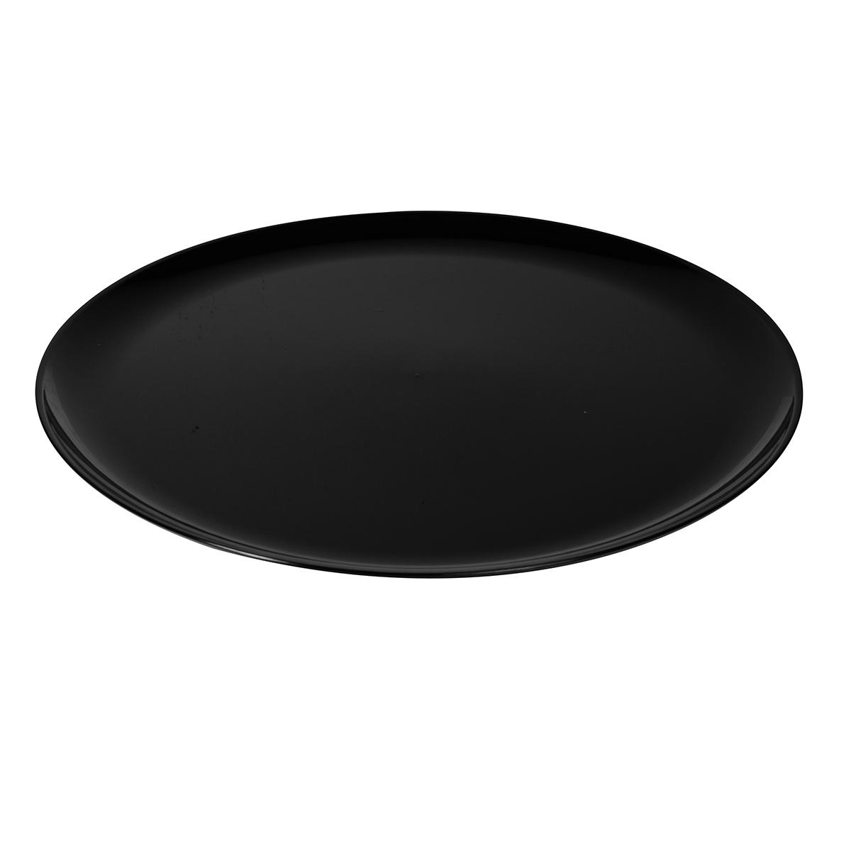 Platter Pleasers Serving Tray 18 IN PP Black Round 25/Case