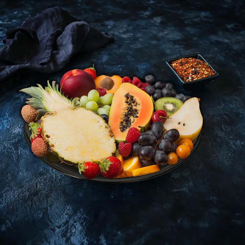 Platter Pleasers Serving Tray 18 IN PP Black Round 25/Case