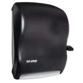 San Jamar Paper Towel Dispenser Black Push Lever Dispensed High Capacity 1/Each