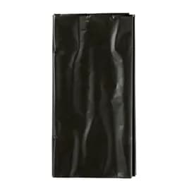 Table Cover 54X108 IN Plastic Black 12/Case