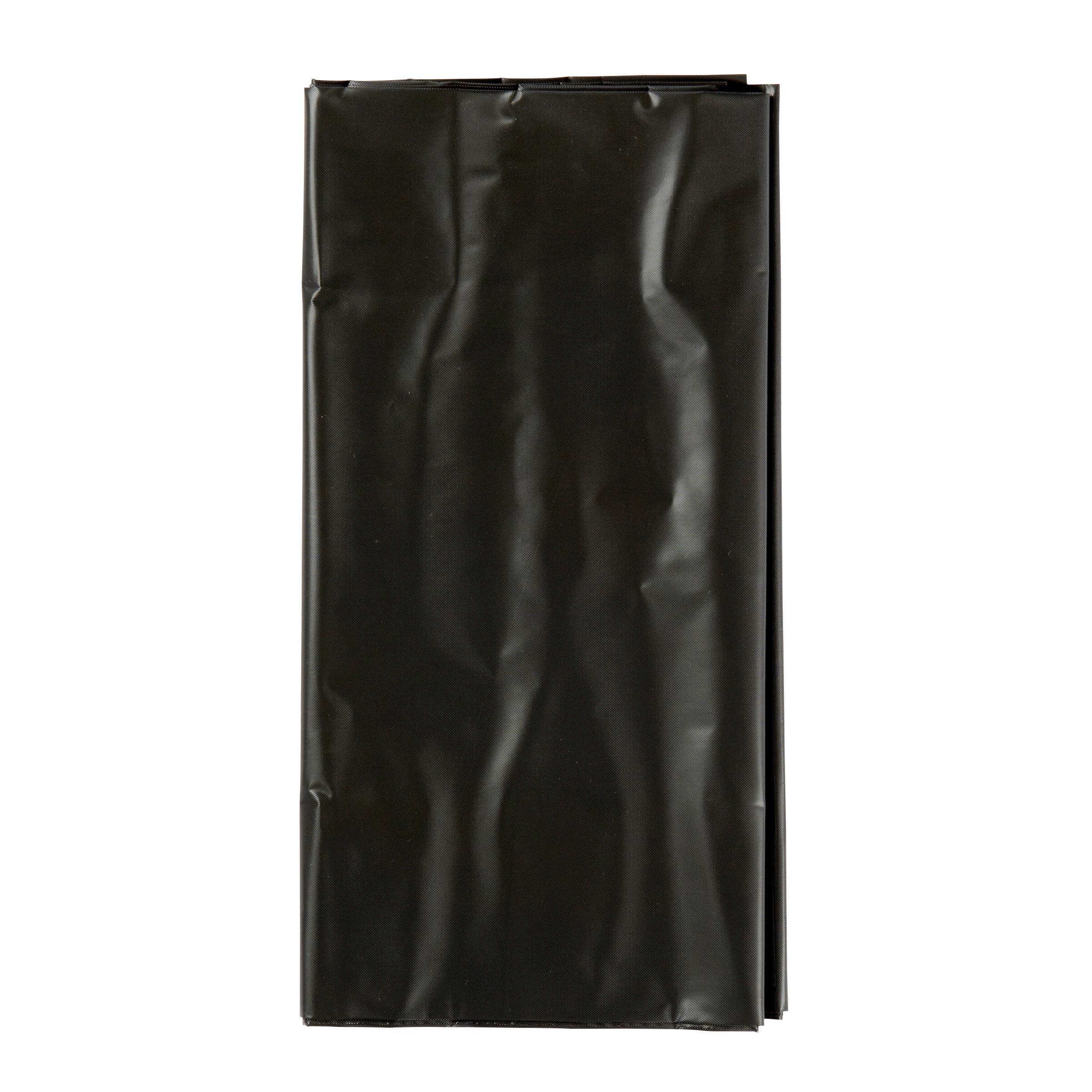 Table Cover 54X108 IN Plastic Black 12/Case