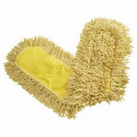 Trapper® Dust Mop 36X5 IN Yellow Cotton Synthetic Blend Loop End Launderable 1/Each