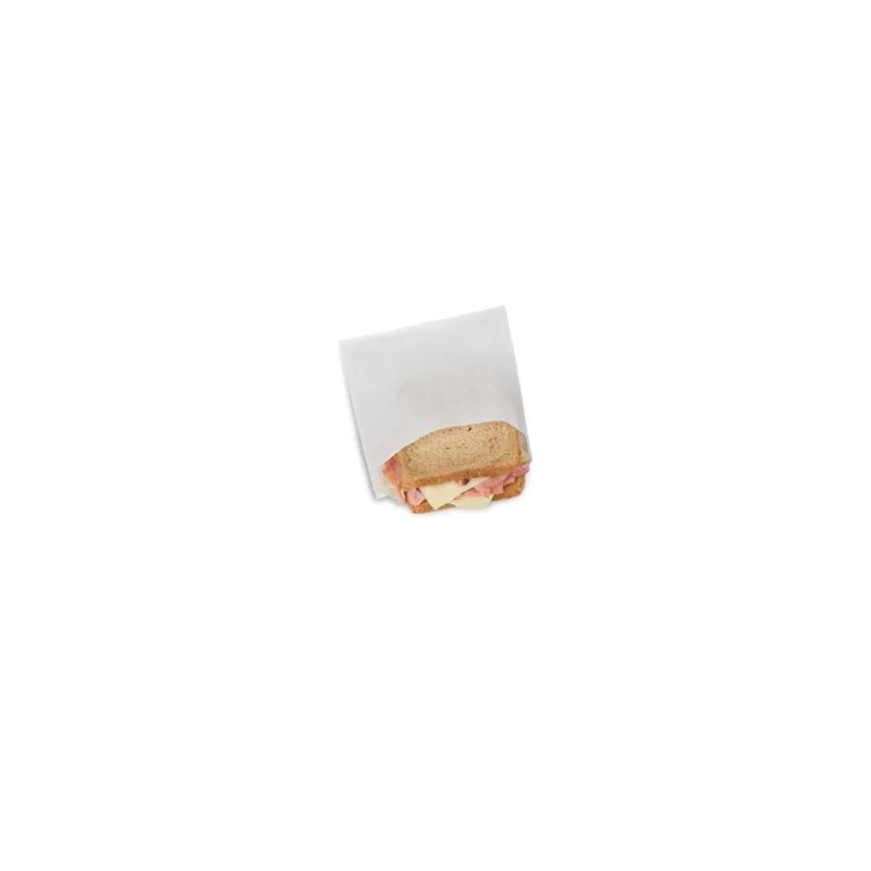 Bagcraft® Sandwich Bag 6X1X7 IN Wet Wax Paper Translucent 6000/Case