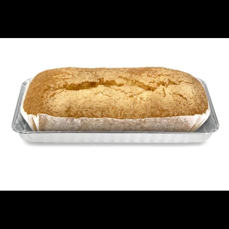 Danish Dessert Container Base 6X4 IN Aluminum Silver Rectangle Shallow 500/Case