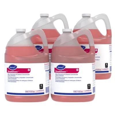BreakDown Odor Eliminator Cherry Almond Red Liquid Concentrate 1 GAL 4/Case