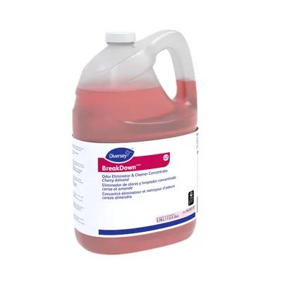 BreakDown Odor Eliminator Cherry Almond Red Liquid Concentrate 1 GAL 4/Case