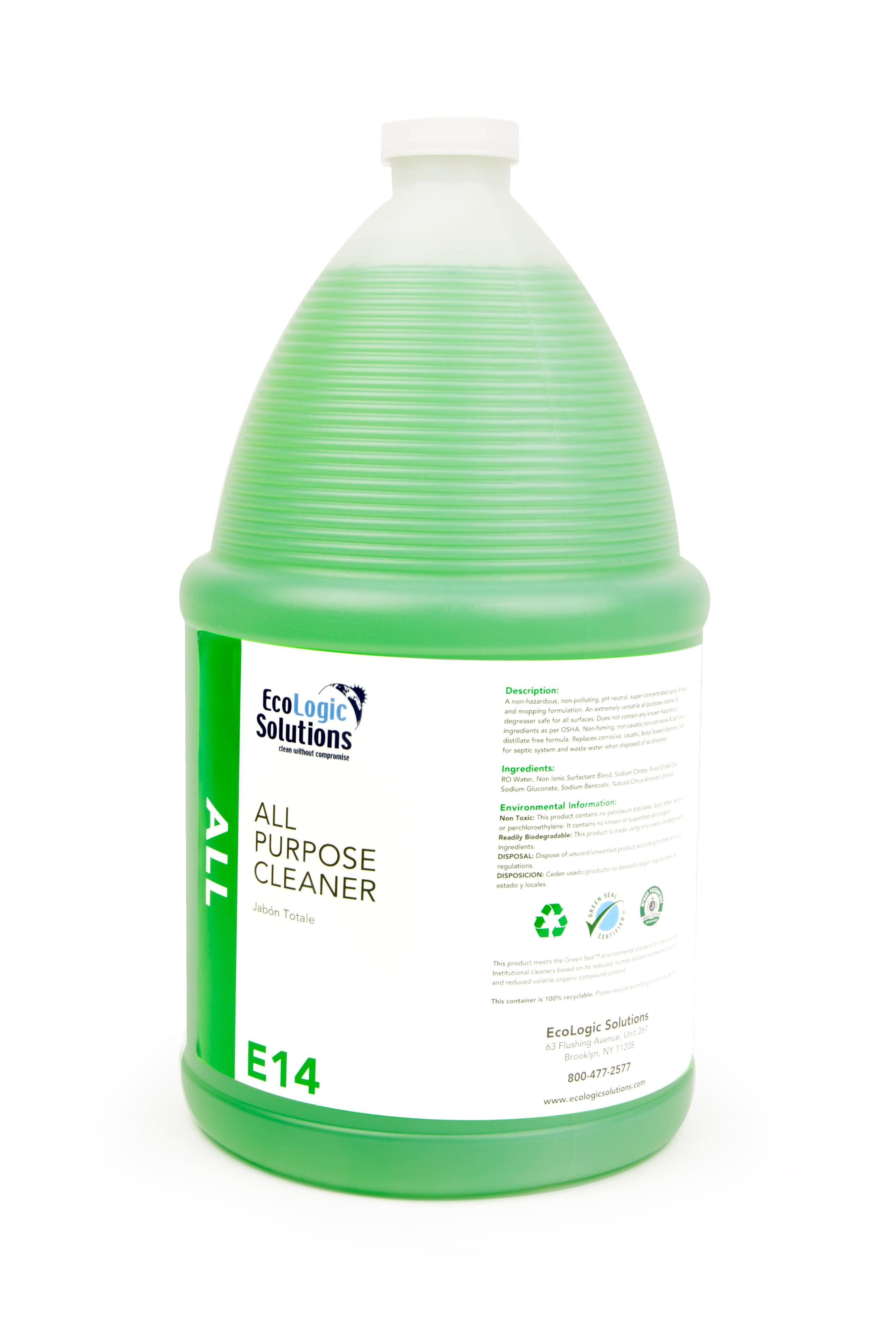 All Purpose Cleaner Degreaser Deodorizer 1 GAL Multi Surface Neutral Concentrate 2/Case