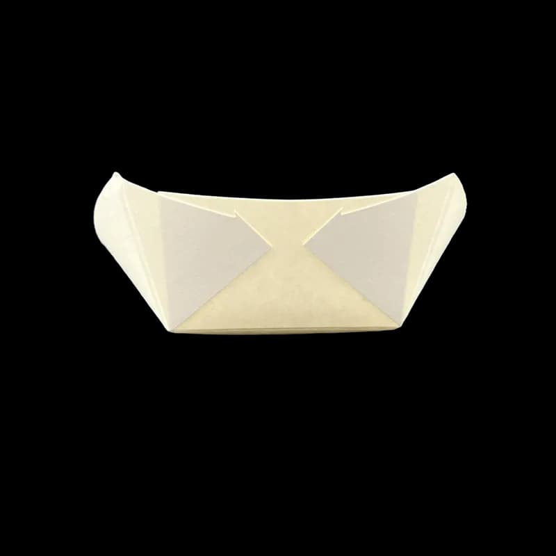 Food Tray 3 LB Paper White 500/Case