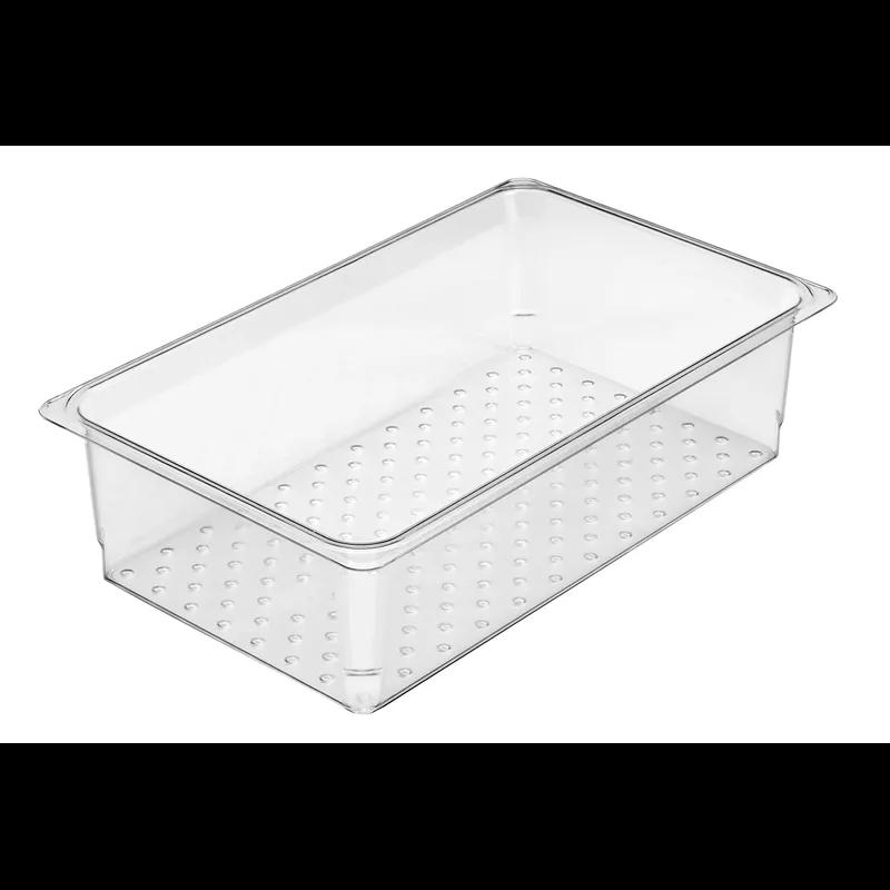 Camwear® Food Pan Full Size 5 IN Clear Colander 6/Case
