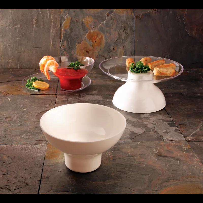 Dip Deli Container Plastic White Round 24/Case