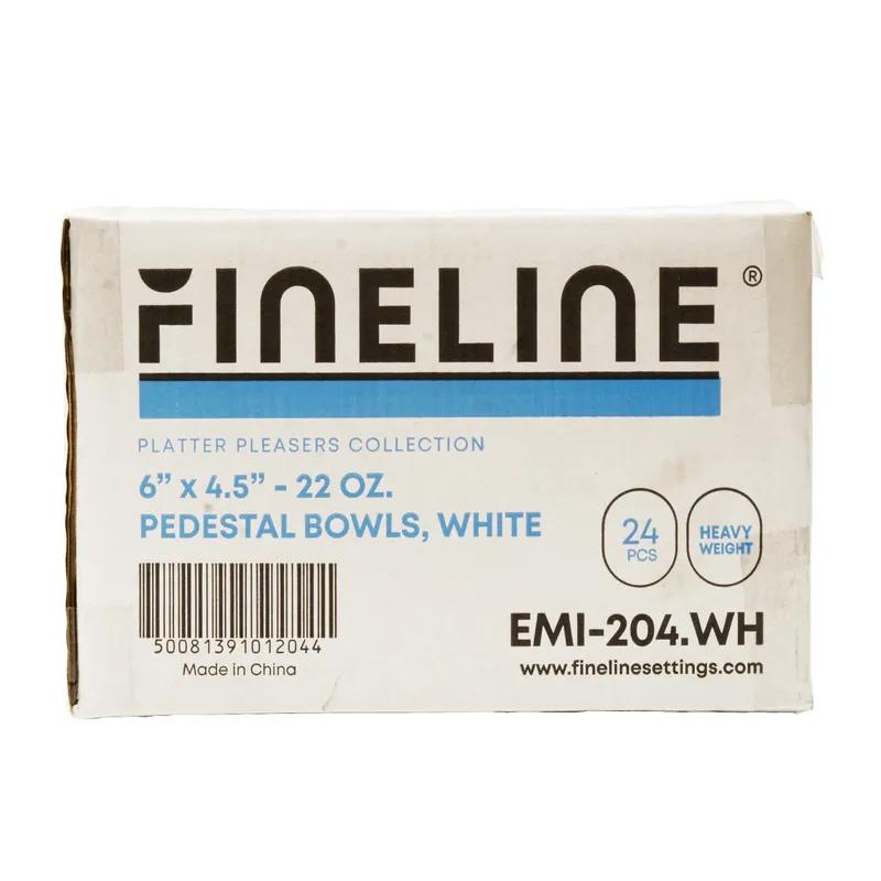 Dip Deli Container Plastic White Round 24/Case