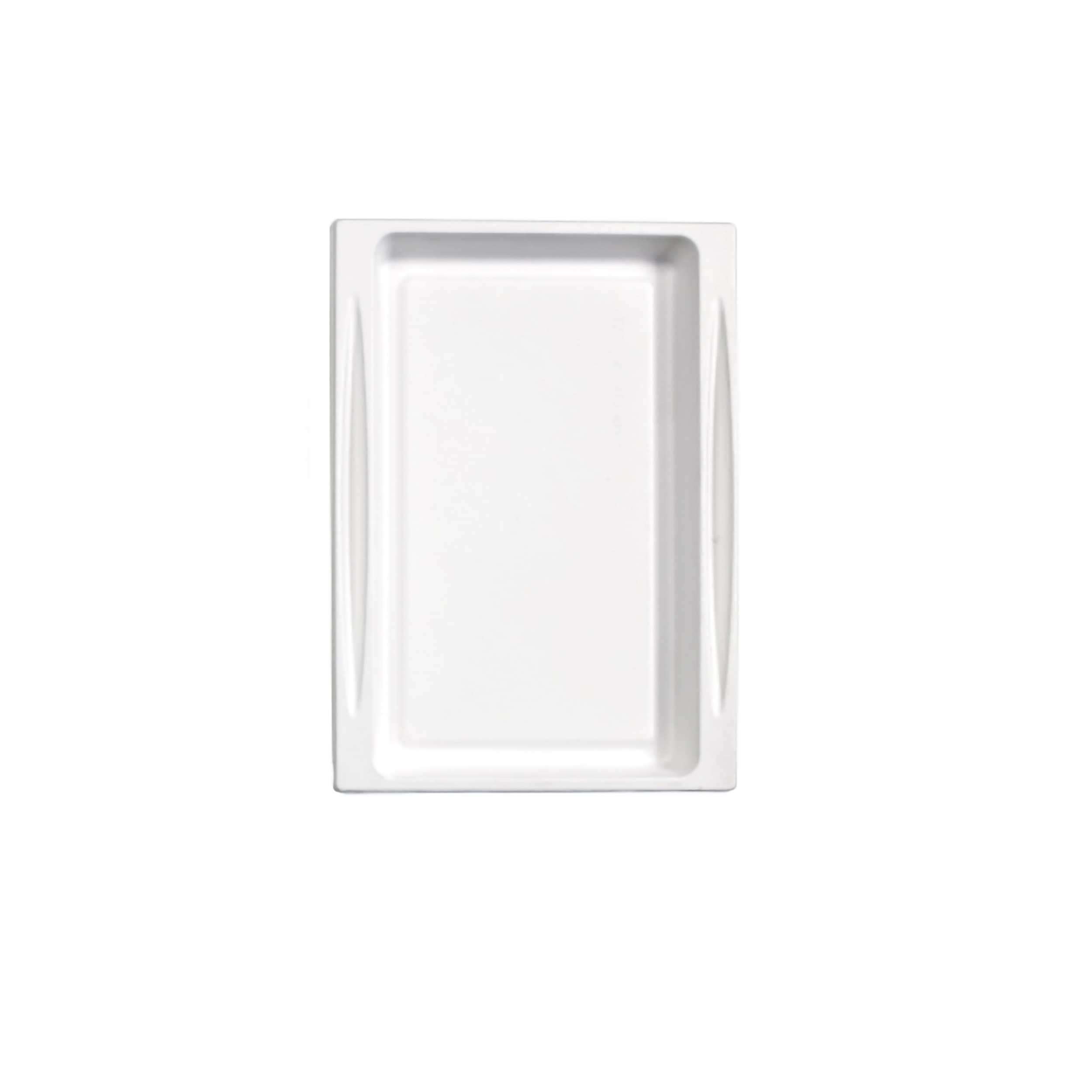 Serving Tray 10.7X7.5X0.75 IN Sugarcane White Rectangle Grease Resistant 100 Count/Case