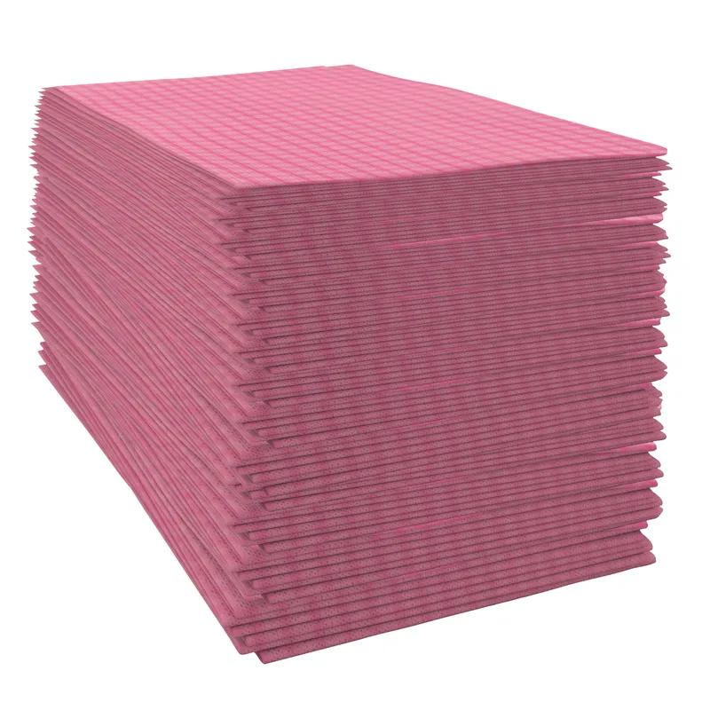 Cascades PRO Tuff-Job® Food Service Cleaning Wipe 12X24 IN Pink White 200/Case